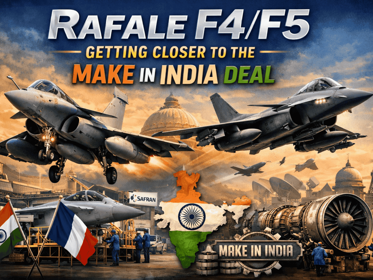 Rafale F4/F5 Getting Closer to the Make in India&nbsp;Deal